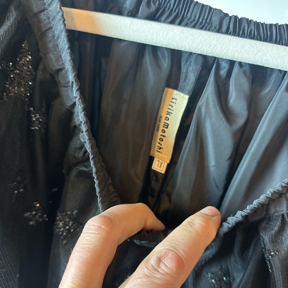 Lirika Matoshi Black Stars in Her Eyes A-Line Skirt - Picture 12 of 15